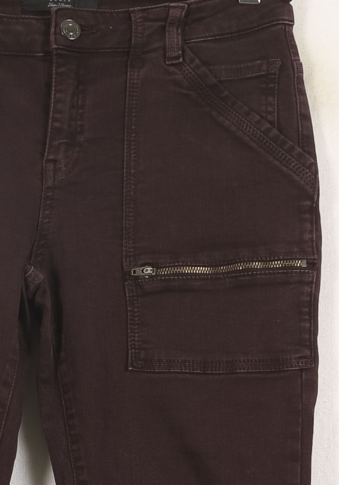 Pantalon Cargo Bordeaux - Taille S/36 de la marque IKKS | PARAD24689 - Vendu par Paradigme - Image 3