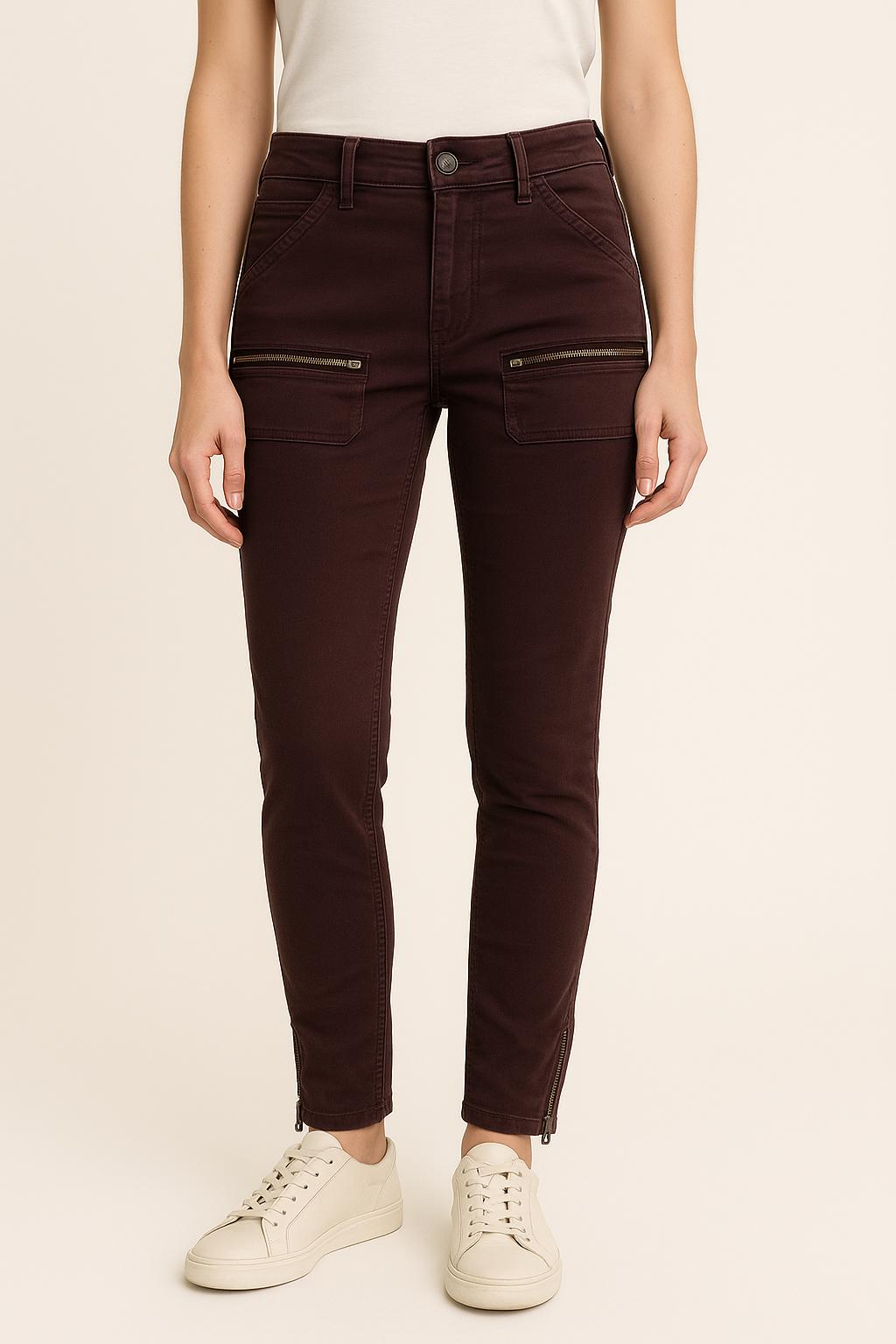 Pantalon Cargo Bordeaux - Taille S/36 de la marque IKKS | PARAD24689 - Vendu par Paradigme - Image 1