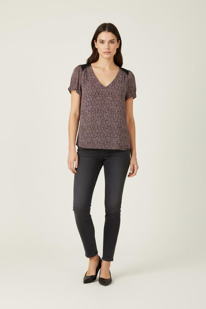 Blouse violette - Taille XS/34