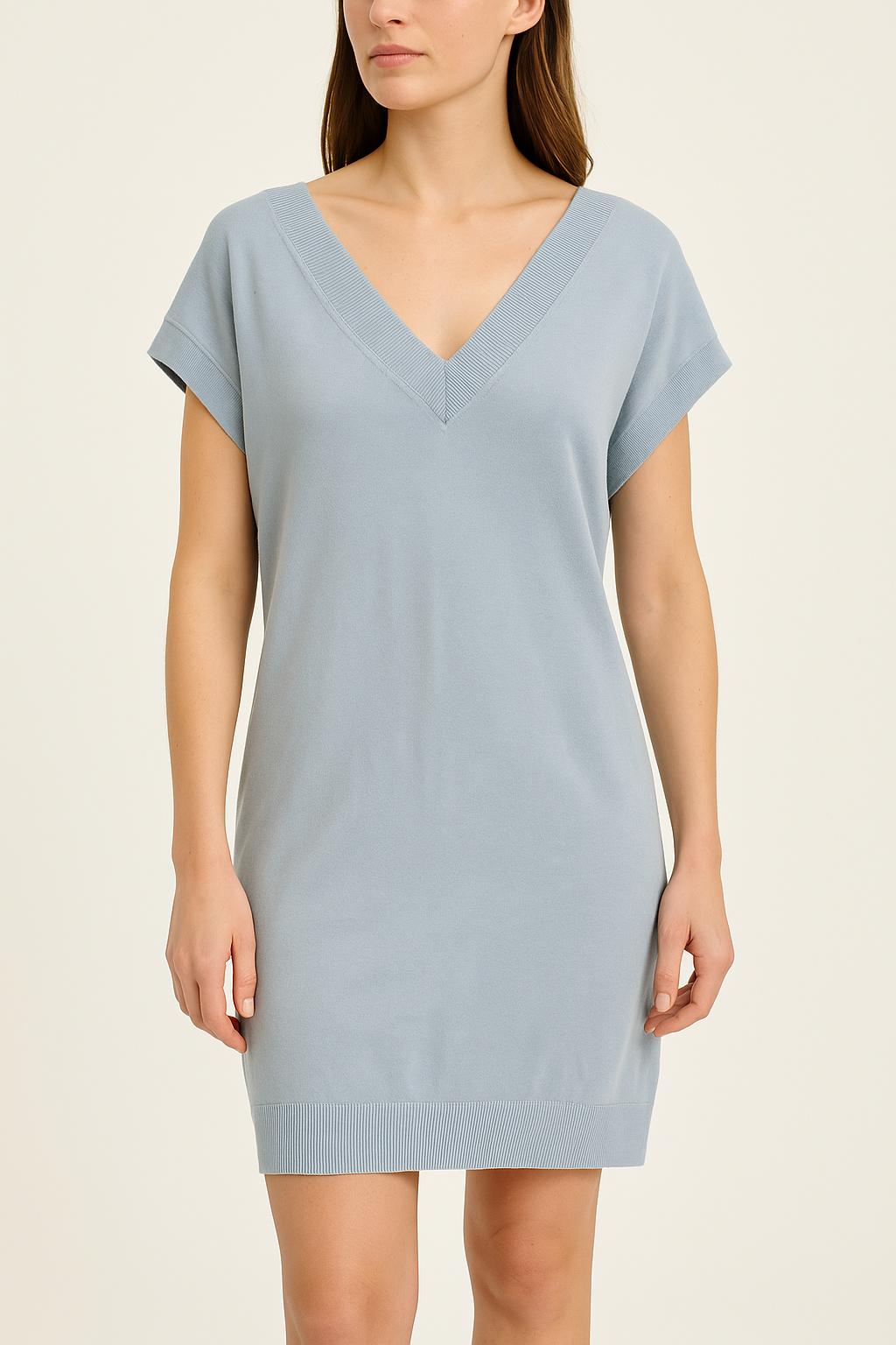 Robe Pull Bleue - Taille S/36 de la marque Rodier | PARAD24896 - Vendu par Paradigme - Image 1