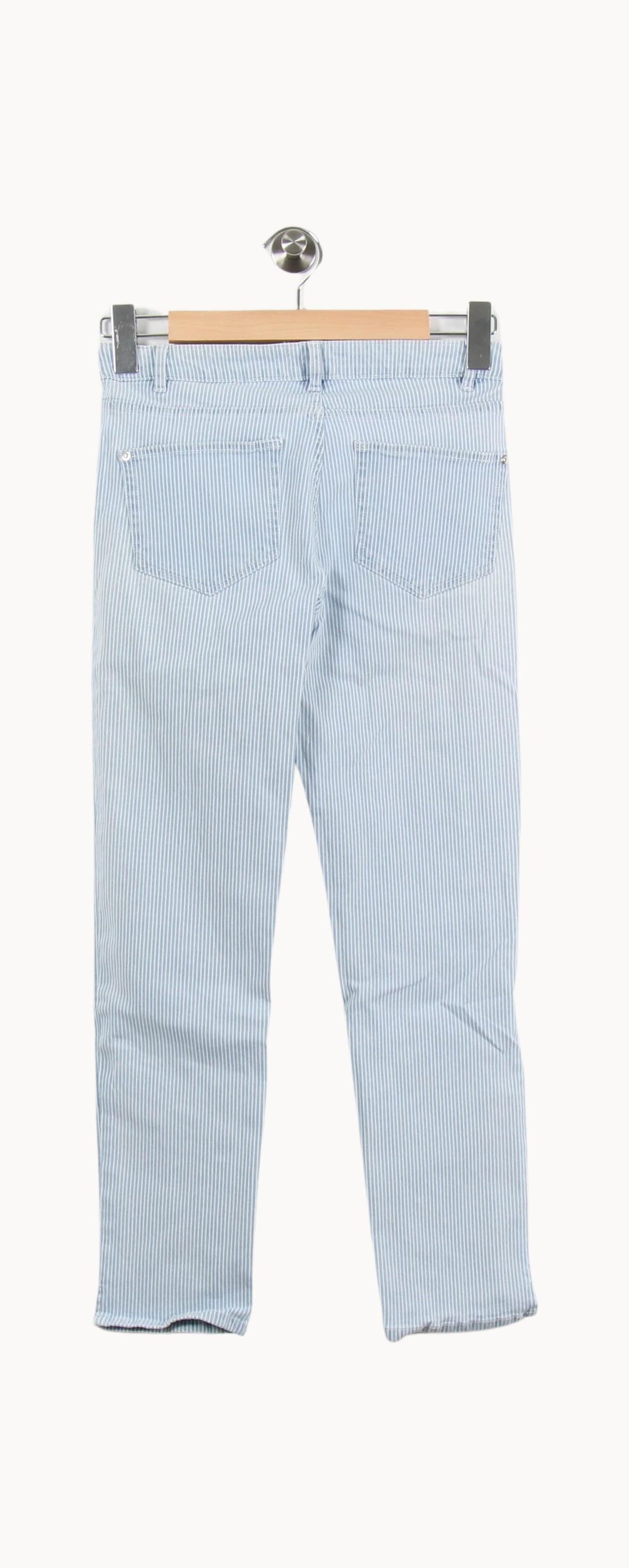 Jean Rayé Bleu et Blanc - Taille S/36 de la marque Maison 123 | PARAD24906 - Vendu par Paradigme - Image 4