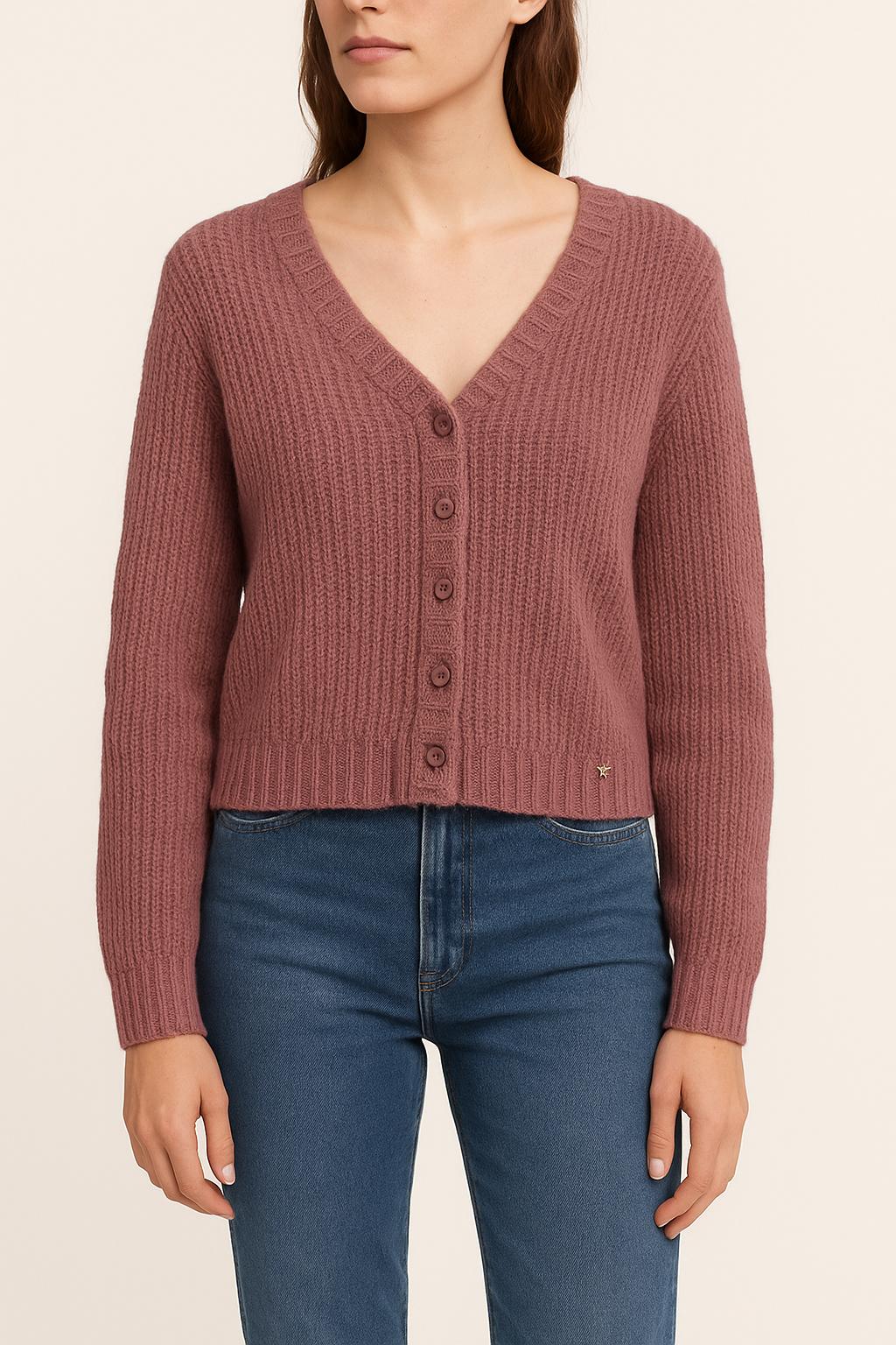 Cardigan Violet - Taille M/38 de la marque Des petits hauts | PARAD24945 - Vendu par Paradigme - Image 1