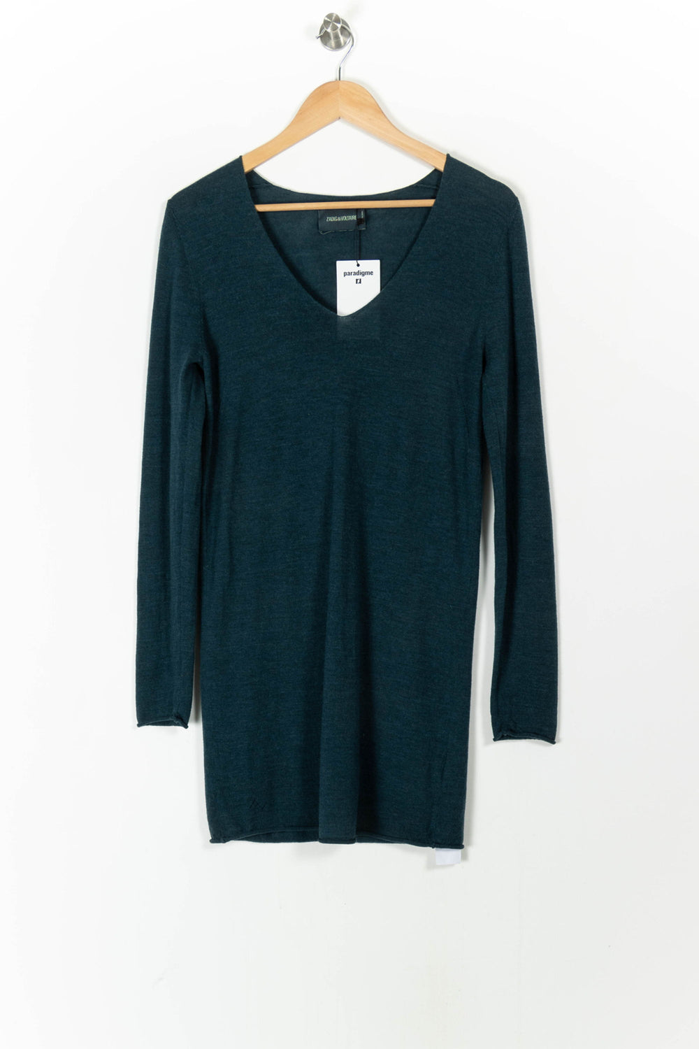 Robe Pull Verte - Taille M/38 de la marque Zadig&Voltaire | PARAD24976 - Vendu par Paradigme - Image 2