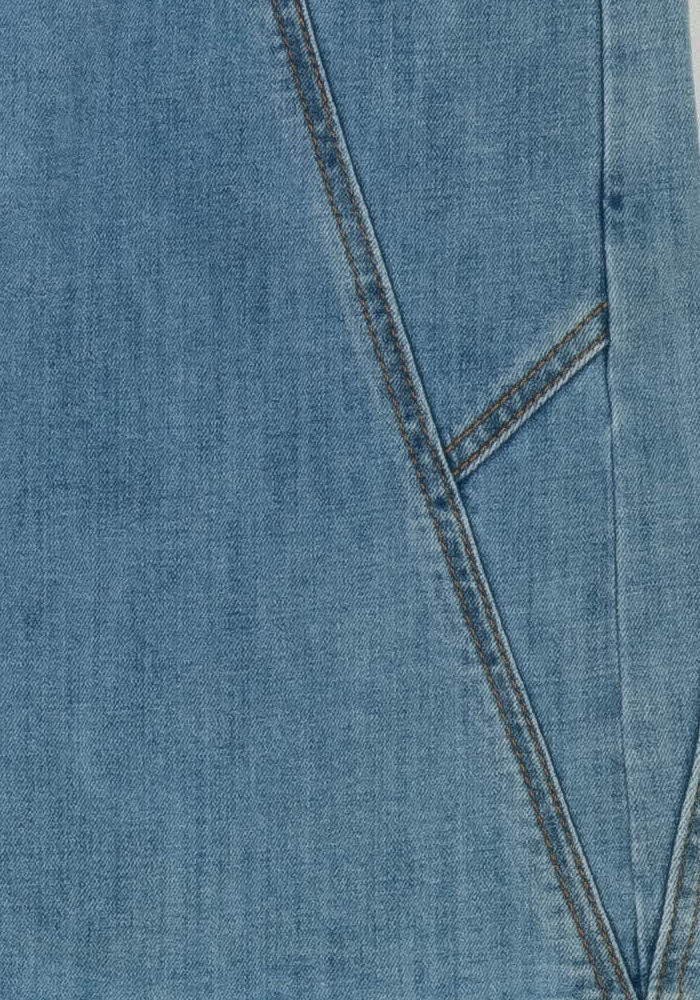 Jupe en Jean Bleue - Taille XS/34 de la marque Suncoo | PARAD24994 - Vendu par Paradigme - Image 3