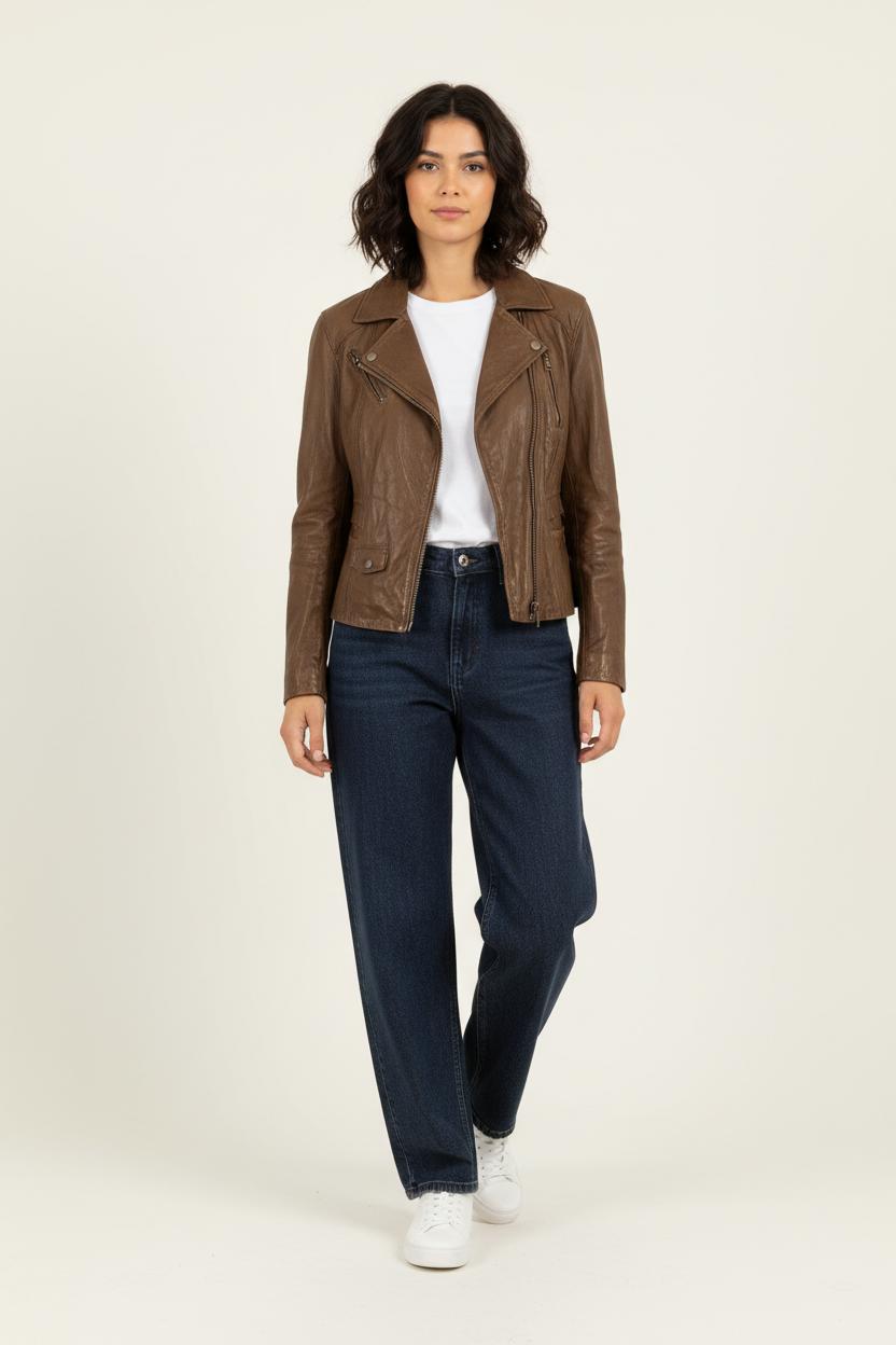 Blouson Marron - Taille M/38 de la marque IKKS | PARAD25008 - Vendu par Paradigme - Image 1