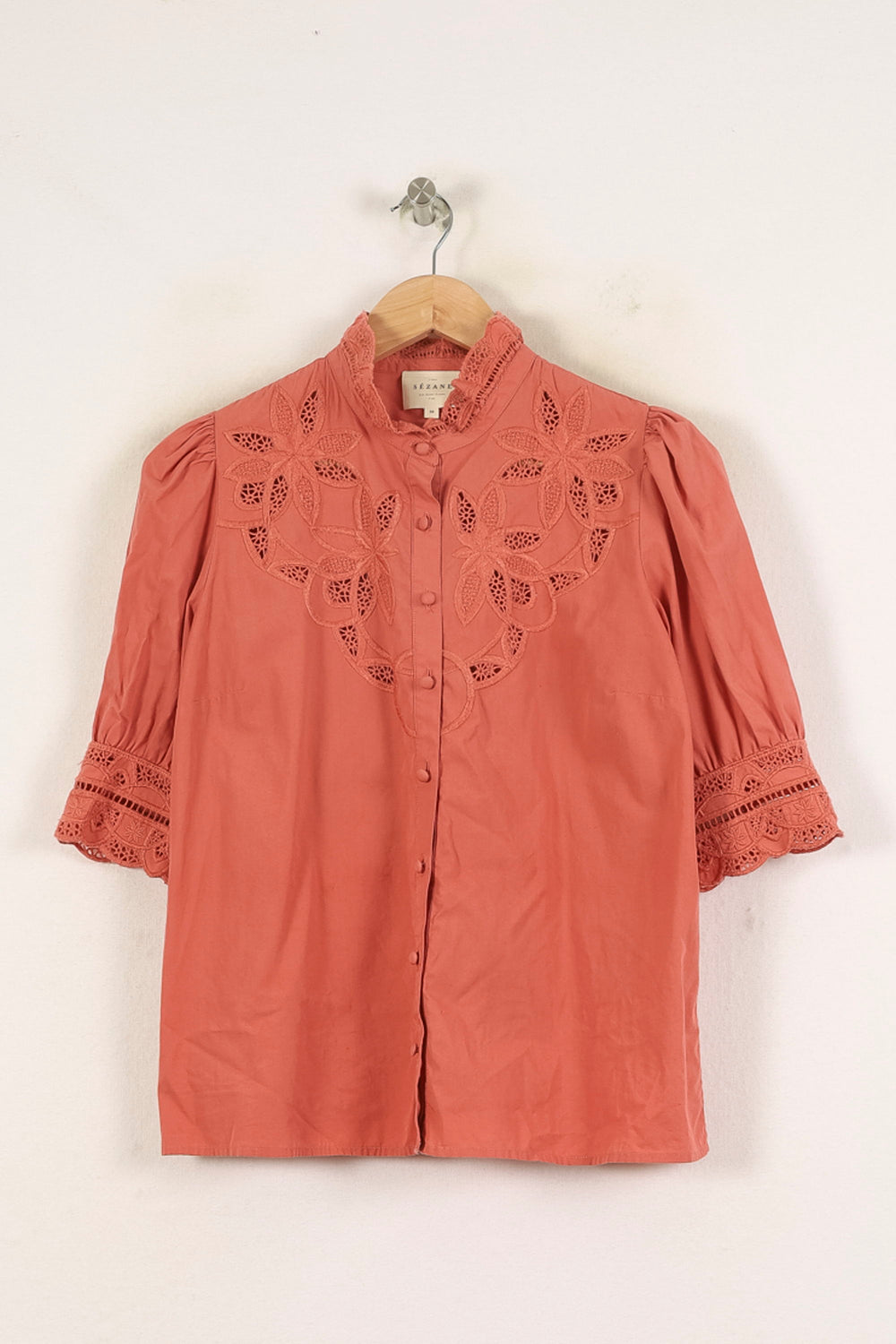 Blouse Rose - Taille S/36 de la marque Sézane | PARAD25026 - Vendu par Paradigme - Image 2