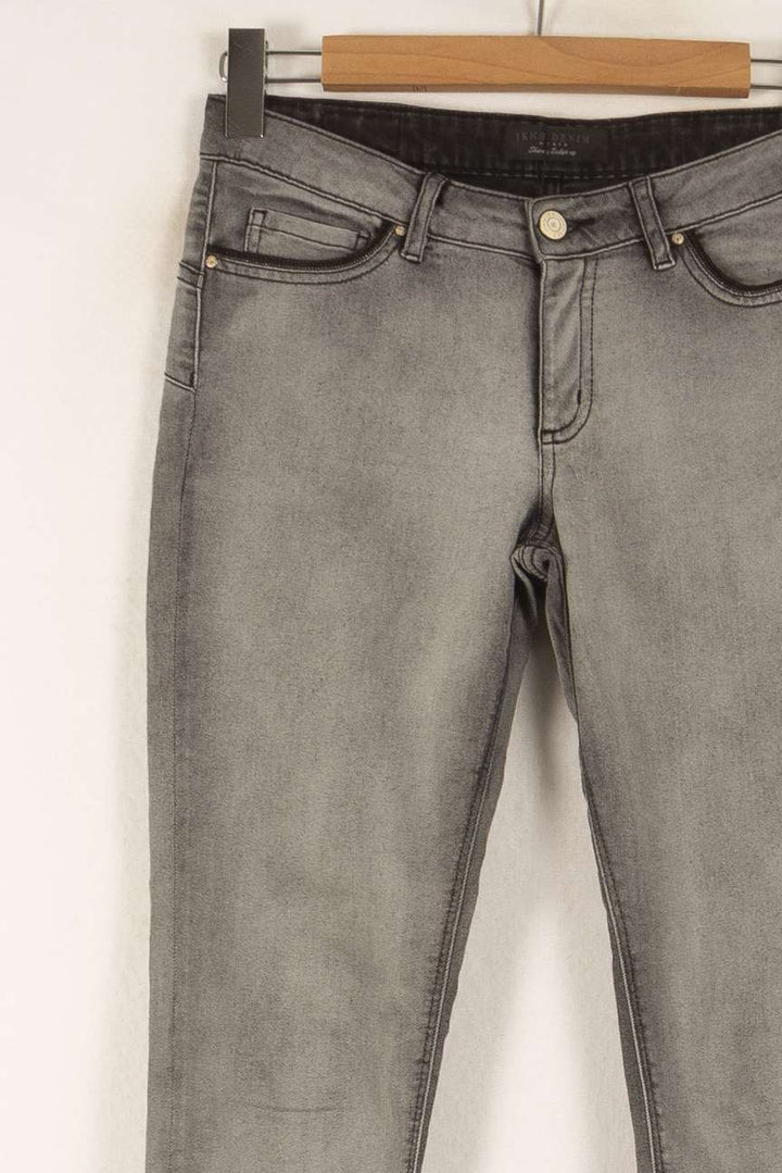 Jean Gris - Taille M/38 de la marque IKKS | PARAD25065 - Vendu par Paradigme - Image 3