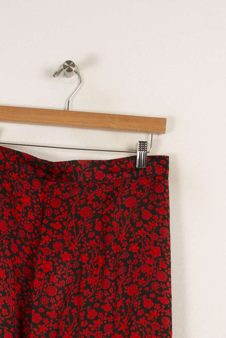 Jupe rouge et noire - Taille XL/42