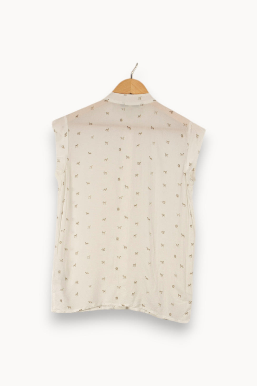 Chemise blanche à motifs - Taille XS/34