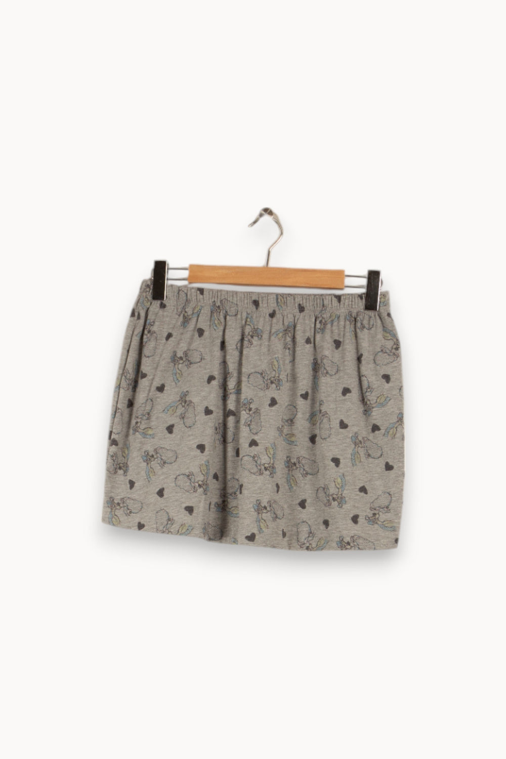 Jupe grise à motifs - Taille M/38