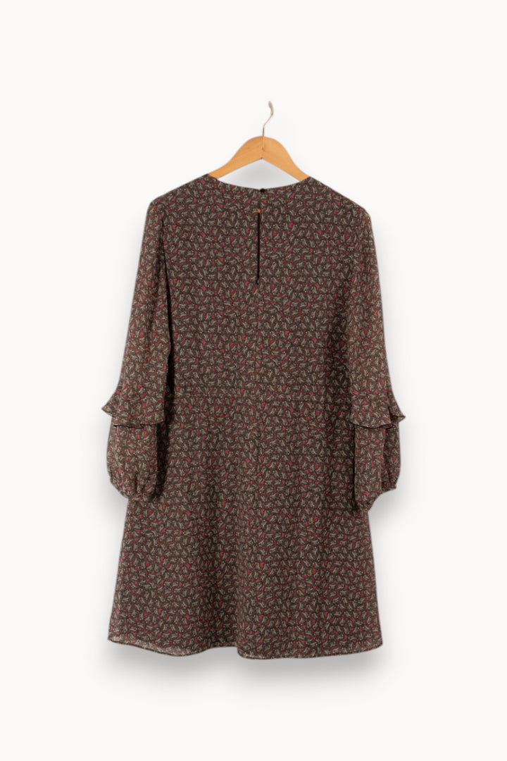 Robe rose à motifs - Taille XL/42