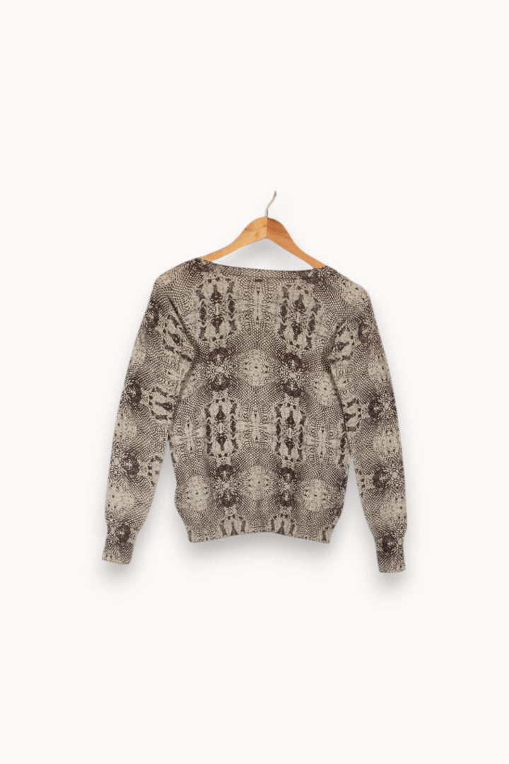 Sweat gris à motifs - Taille S/36 de la marque IKKS | PARAD25183 - Vendu par Paradigme - Image 3