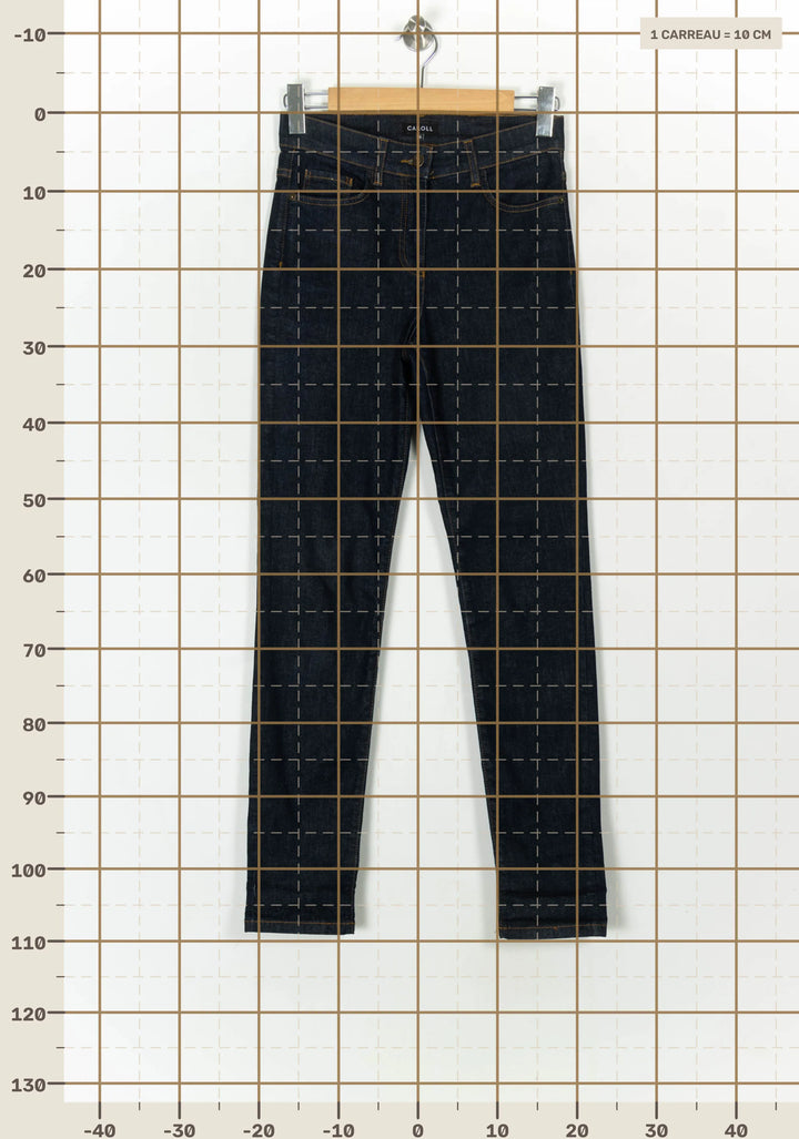 Jean Skinny Bleu - Taille S/36 de la marque Caroll | PARAD25184 - Vendu par Paradigme - Image 4
