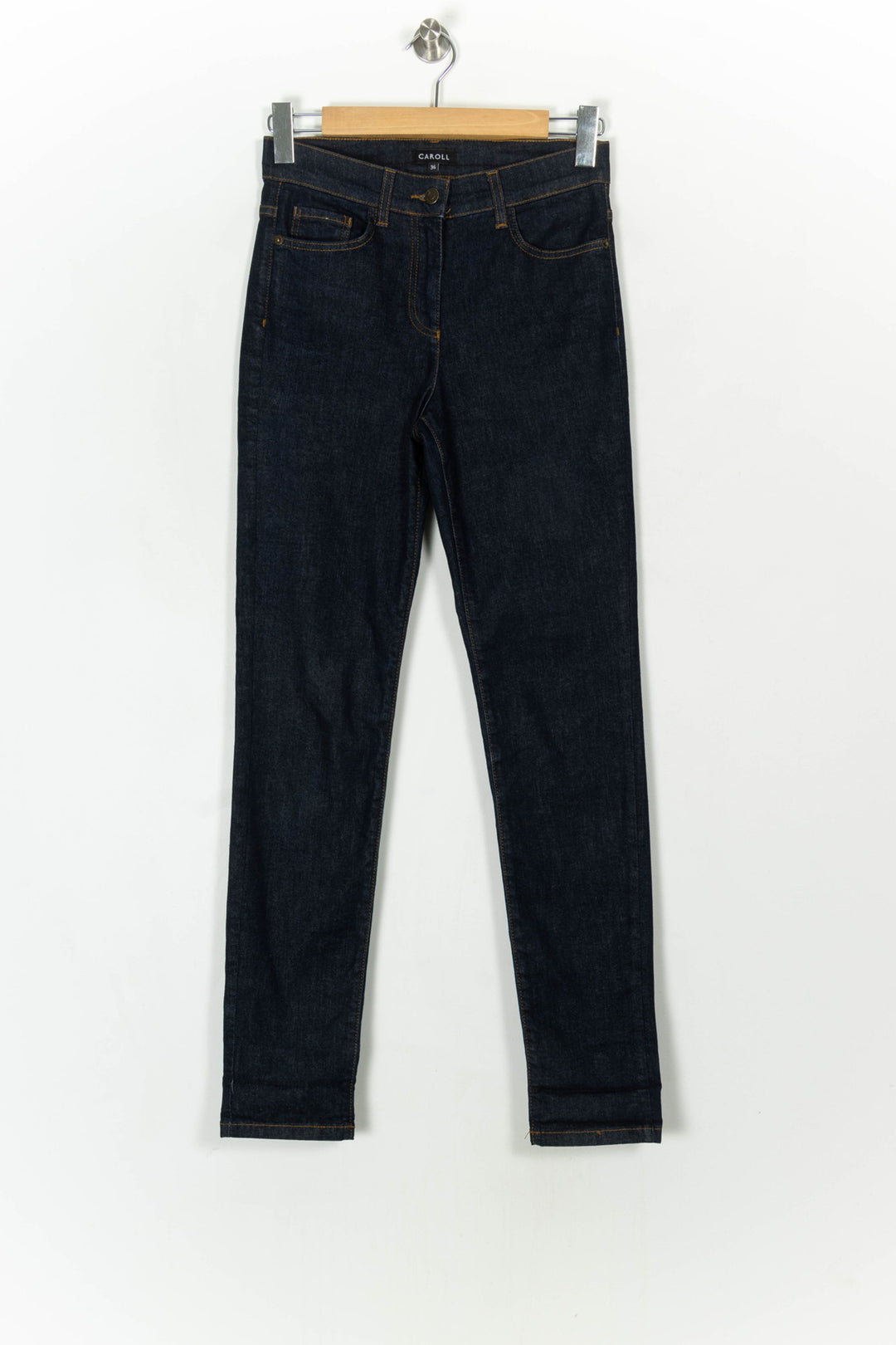 Jean Skinny Bleu - Taille S/36 de la marque Caroll | PARAD25184 - Vendu par Paradigme - Image 2