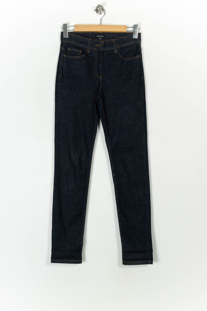 Jean Skinny Bleu - Taille S/36 de la marque Caroll | PARAD25184 - Vendu par Paradigme - Image 2