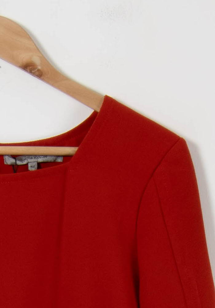 Robe Orange - Taille XL/42 de la marque La Fée Maraboutée | PARAD25219 - Vendu par Paradigme - Image 3
