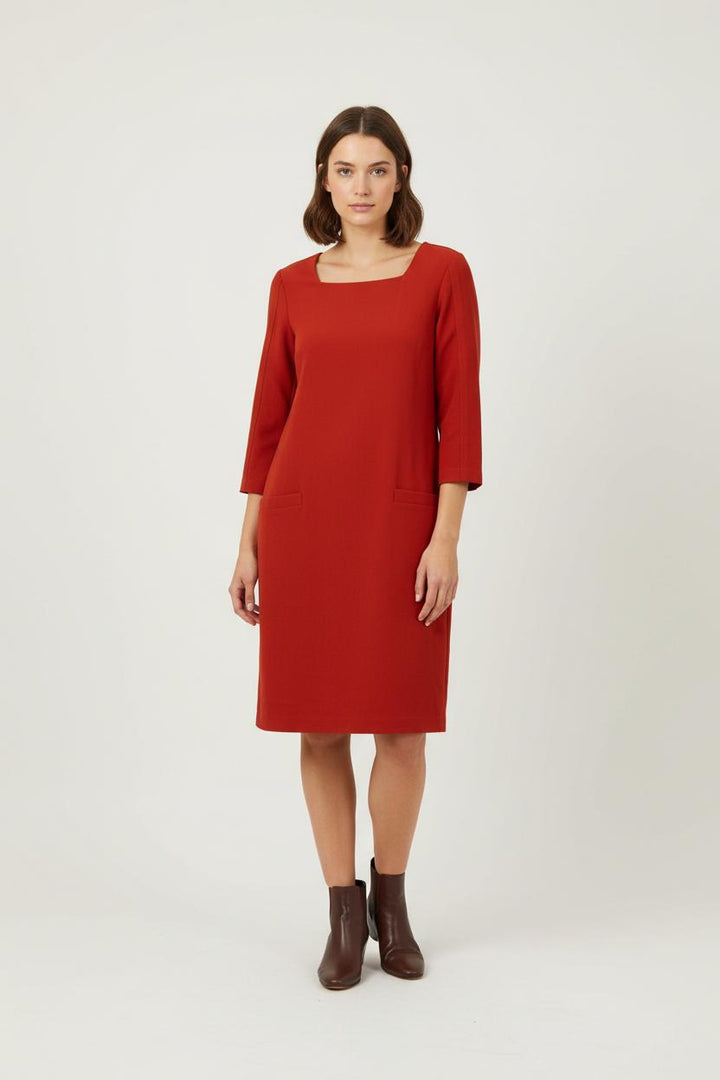 Robe Orange - Taille XL/42 de la marque La Fée Maraboutée | PARAD25219 - Vendu par Paradigme - Image 1