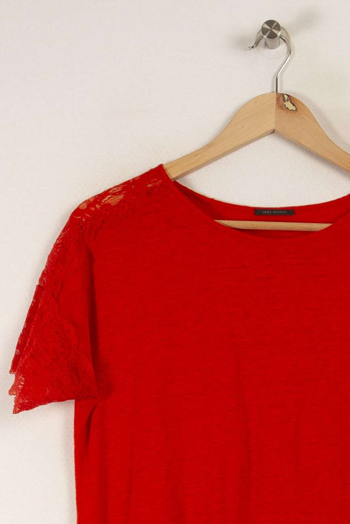 T-shirt orange/rouge - Taille S/36 de la marque IKKS | PARAD25245 - Vendu par Paradigme - Image 1