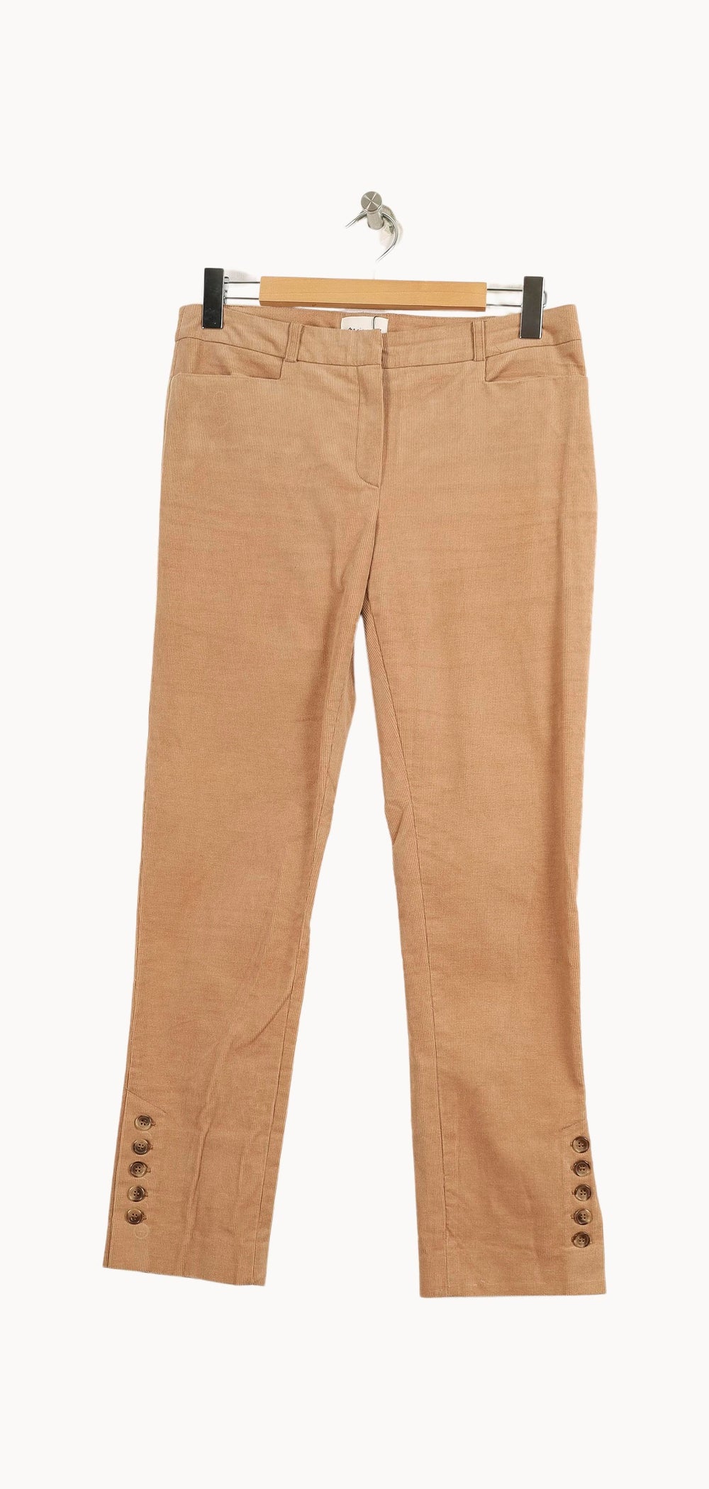 Pantalon En Velours Côtelé Marron - Taille L/40 de la marque Maison 123 | PARAD25266 - Vendu par Paradigme - Image 2