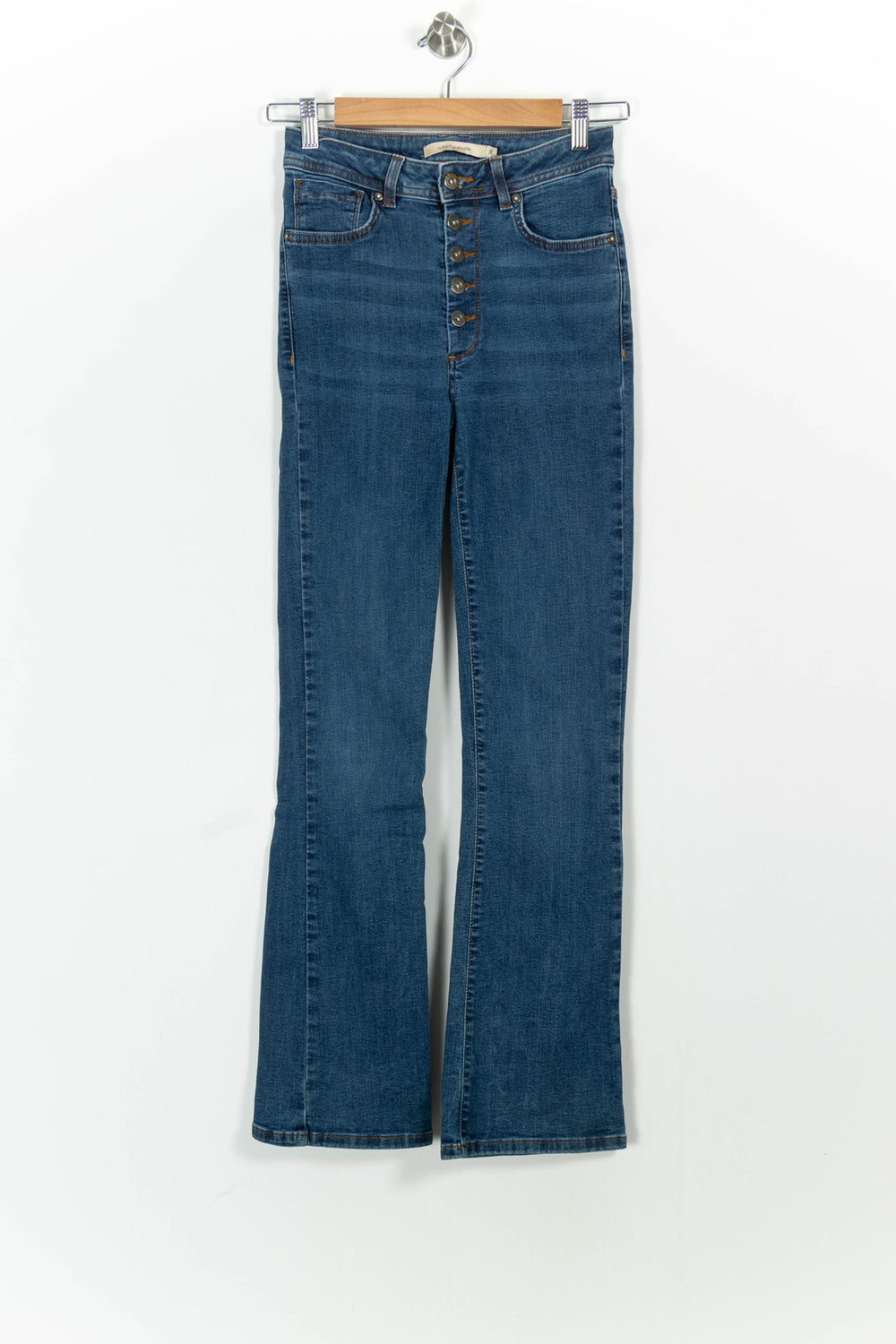 Jean Évasé Bleu - Taille S/36 de la marque La Fée Maraboutée | PARAD25300 - Vendu par Paradigme - Image 2
