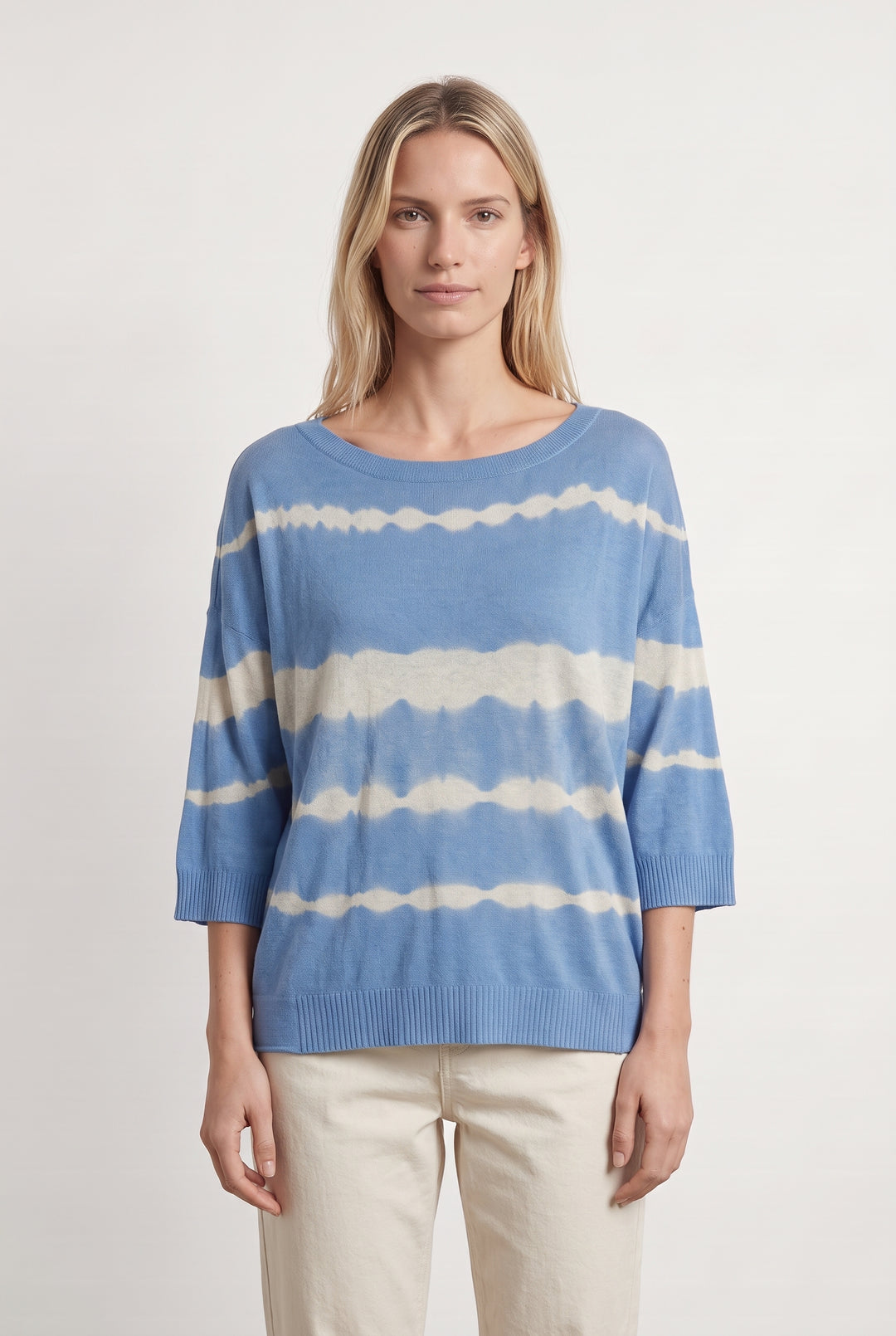 Pull Bleu et Beige - Taille S/36 de la marque Zadig&Voltaire | PARAD25375 - Vendu par Paradigme - Image 1