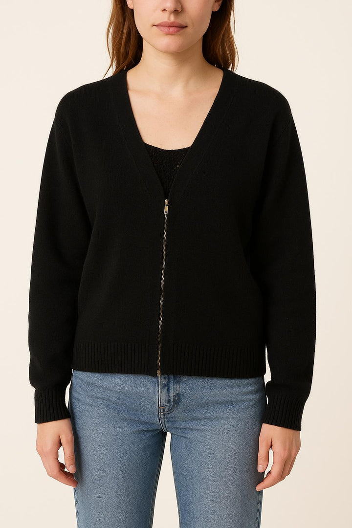 Cardigan Noir - Taille S/36 de la marque IKKS | PARAD25391 - Vendu par Paradigme - Image 1