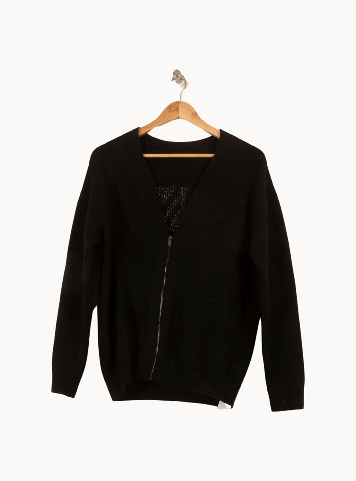 Cardigan Noir - Taille S/36 de la marque IKKS | PARAD25391 - Vendu par Paradigme - Image 2