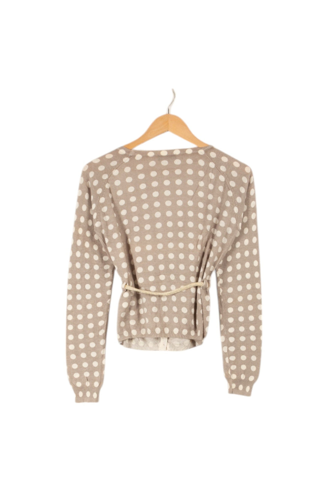 Pull gris à pois blancs - Taille S/36