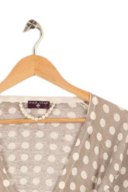Pull gris à pois blancs - Taille S/36