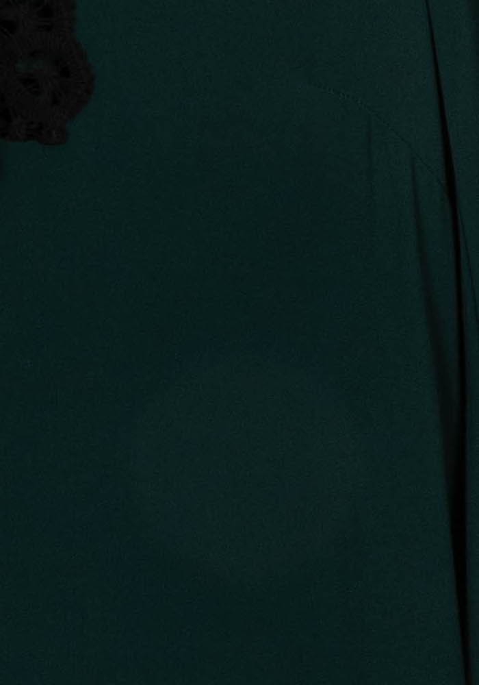 Robe Courte Verte et Noire - Taille S/36 de la marque Sandro | PARAD25440 - Vendu par Paradigme - Image 3