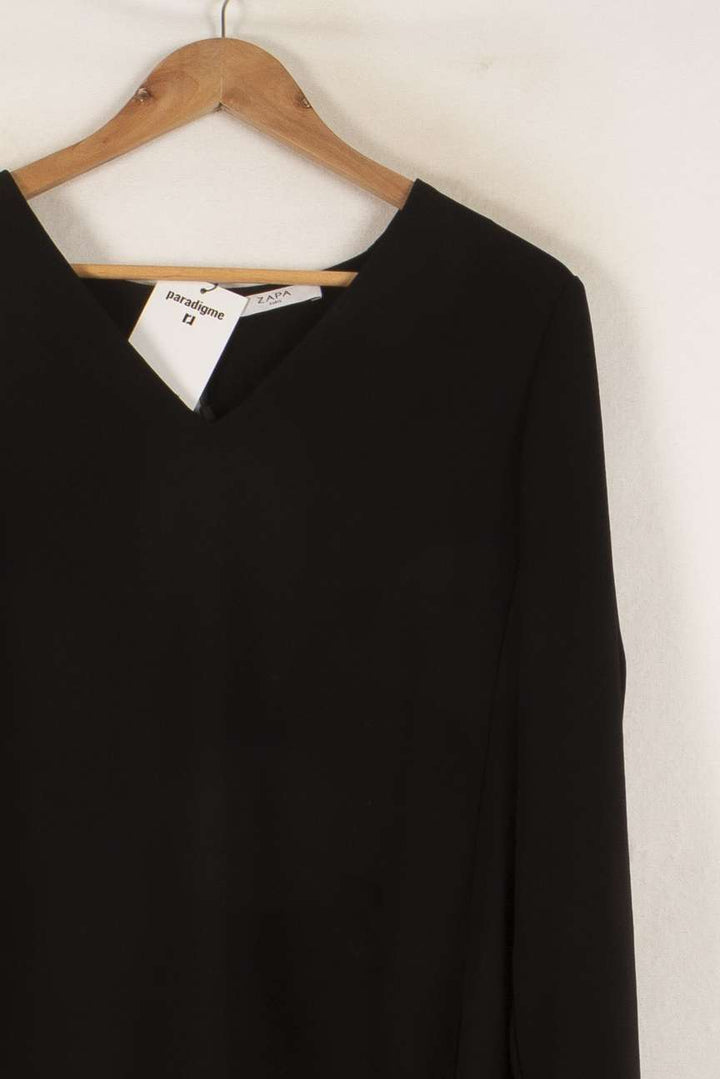 Robe Droite Noire - Taille XL/42 de la marque ZAPA | PARAD25449 - Vendu par Paradigme - Image 3