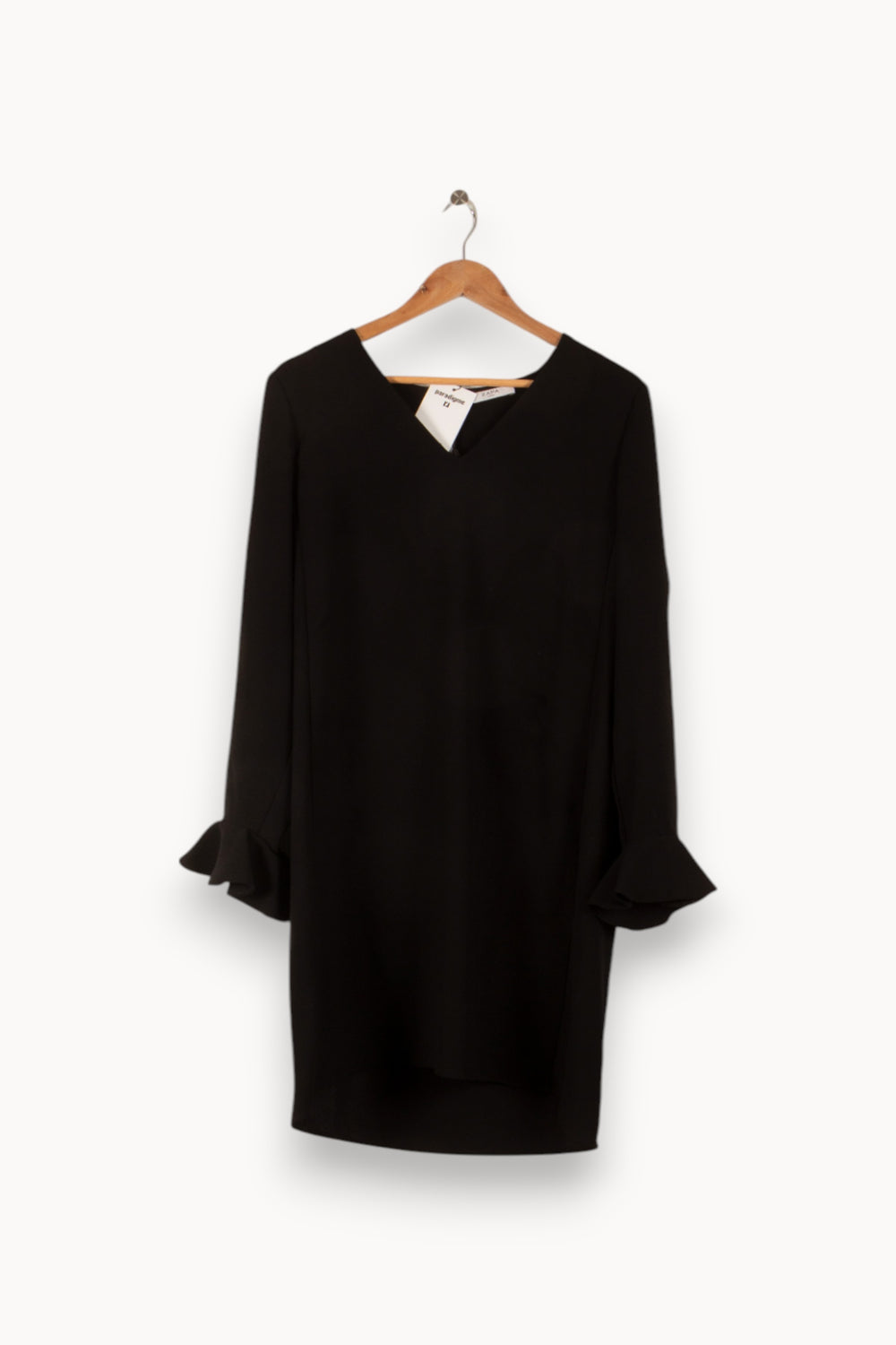 Robe Droite Noire - Taille XL/42 de la marque ZAPA | PARAD25449 - Vendu par Paradigme - Image 2