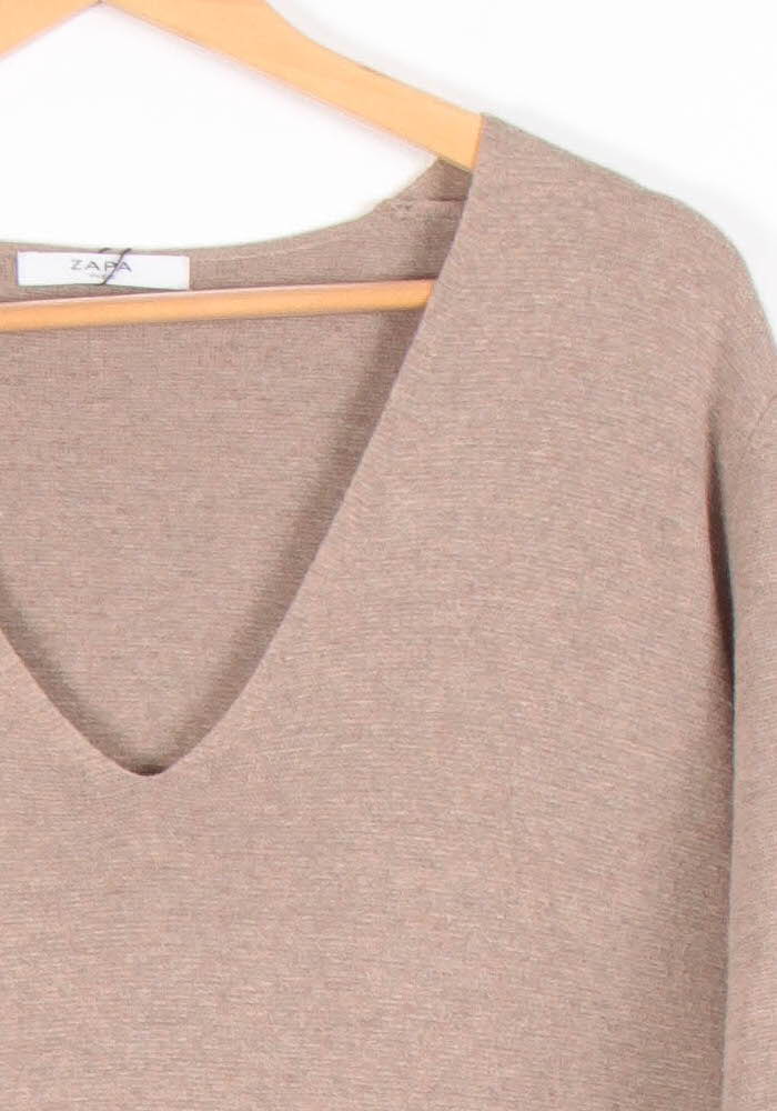 Robe Courte Marron - Taille L/40 de la marque ZAPA | PARAD25476 - Vendu par Paradigme - Image 3