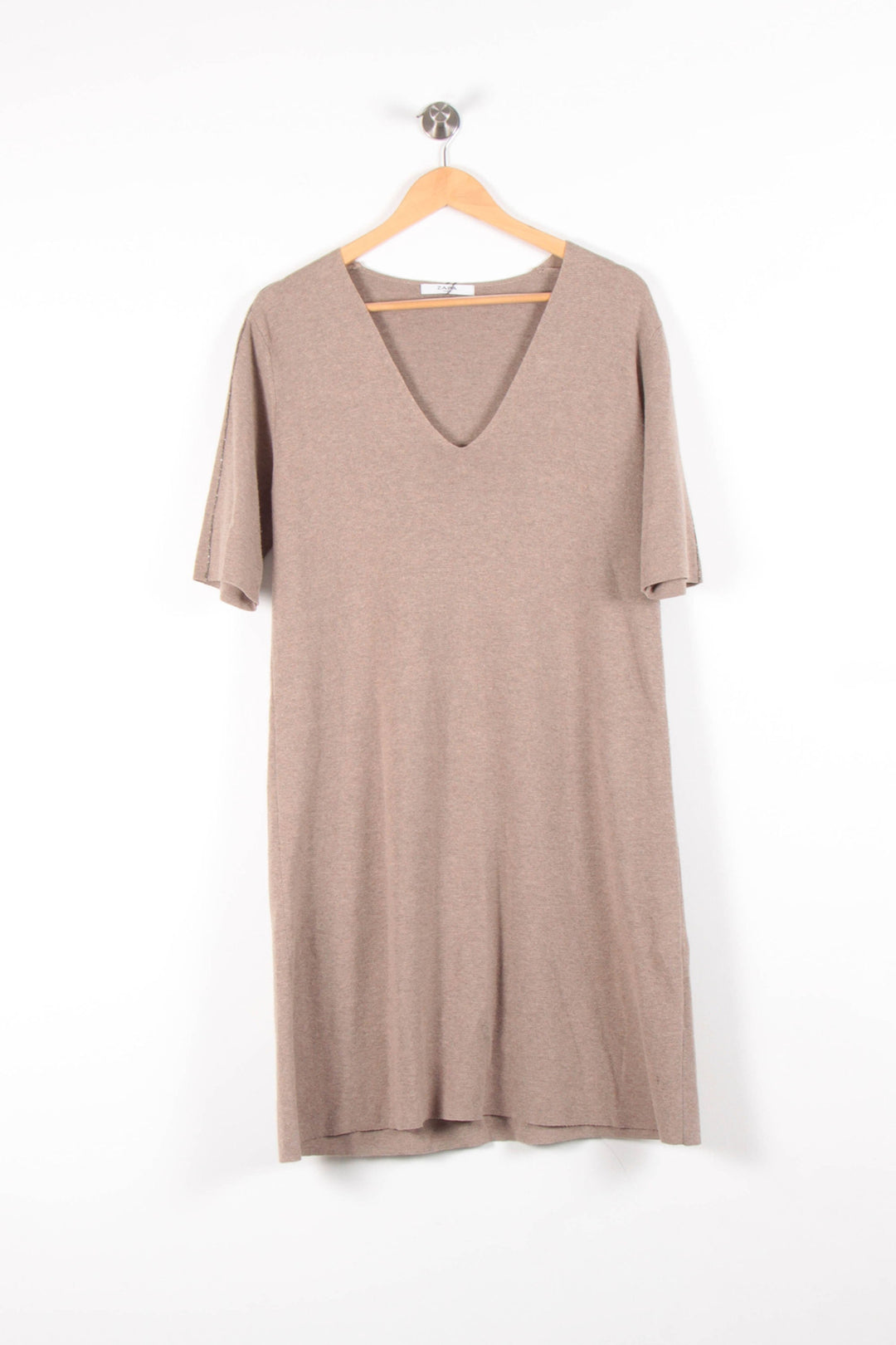 Robe Courte Marron - Taille L/40 de la marque ZAPA | PARAD25476 - Vendu par Paradigme - Image 2