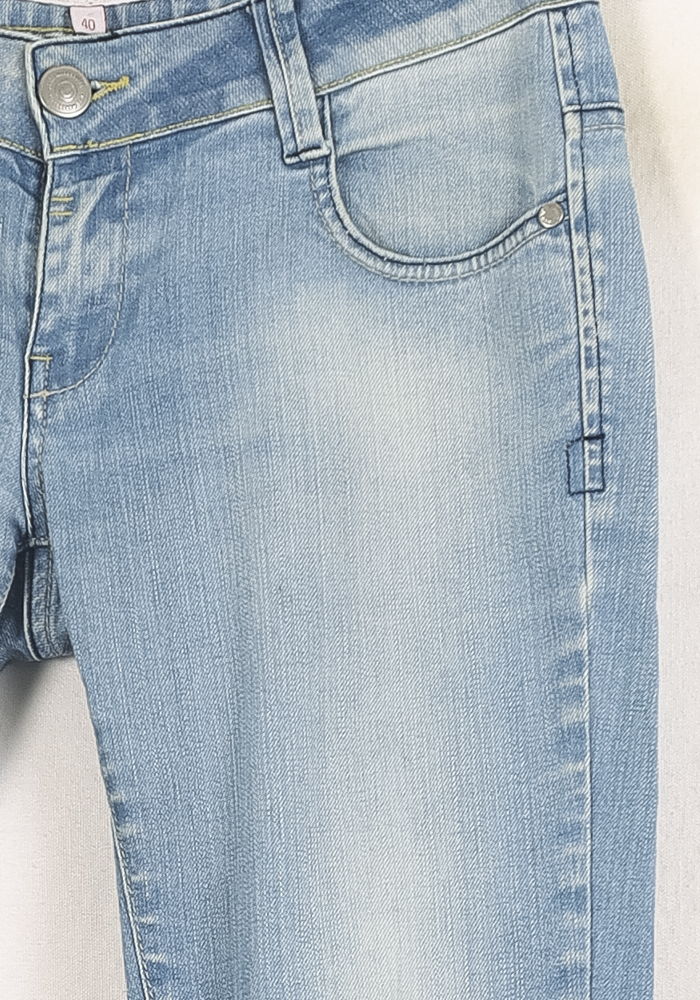 Jean Délavé Bleu - Taille L/40 de la marque La Fée Maraboutée | PARAD25511 - Vendu par Paradigme - Image 3