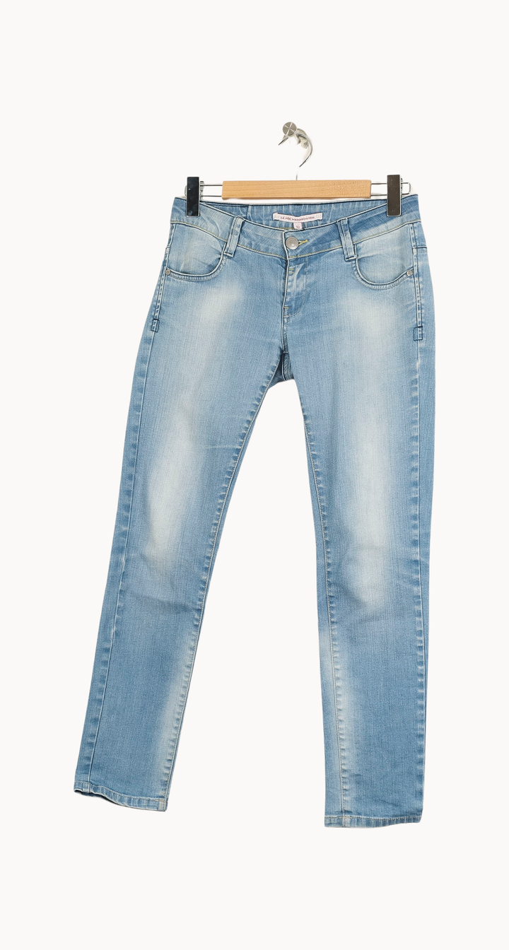 Jean Délavé Bleu - Taille L/40 de la marque La Fée Maraboutée | PARAD25511 - Vendu par Paradigme - Image 2