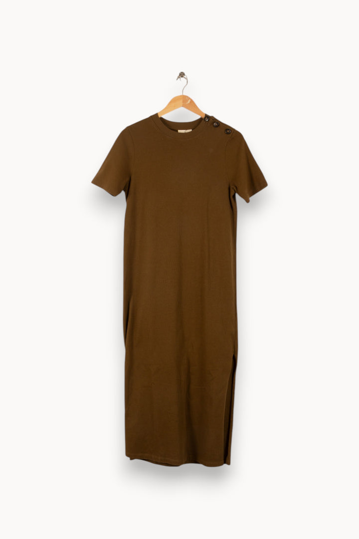 Robe Longue Verte - Taille S/36 de la marque Sézane | PARAD25520 - Vendu par Paradigme - Image 2