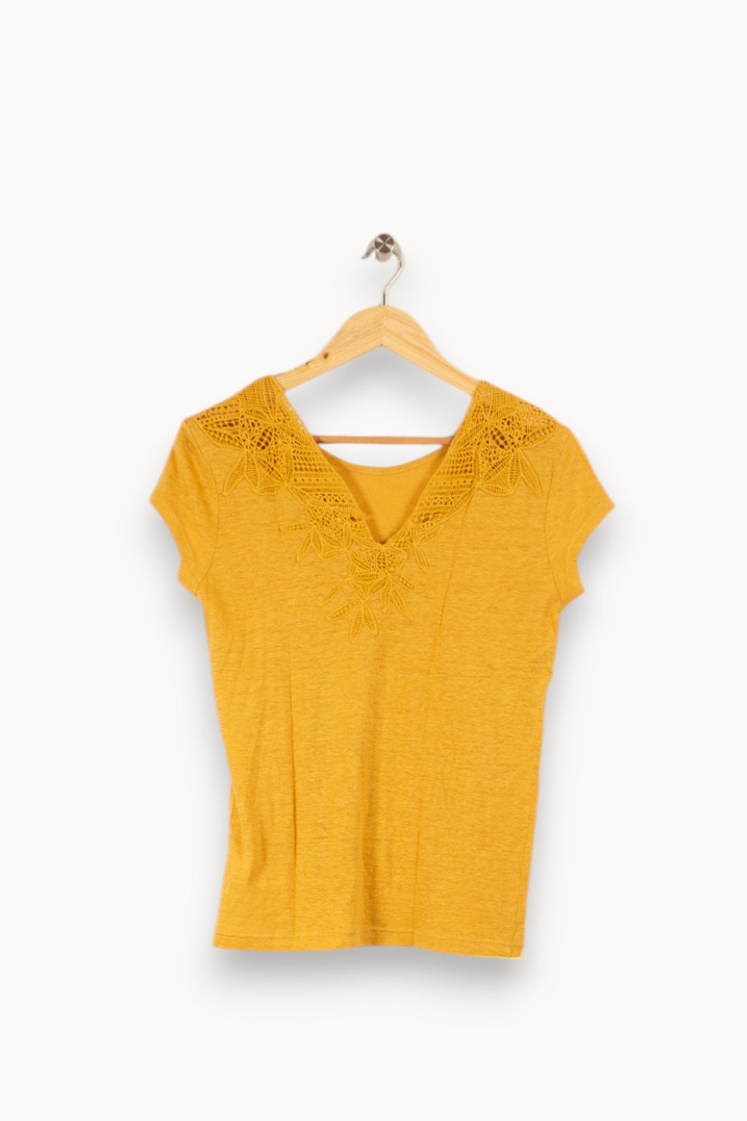 T-shirt Jaune - Taille XS/34