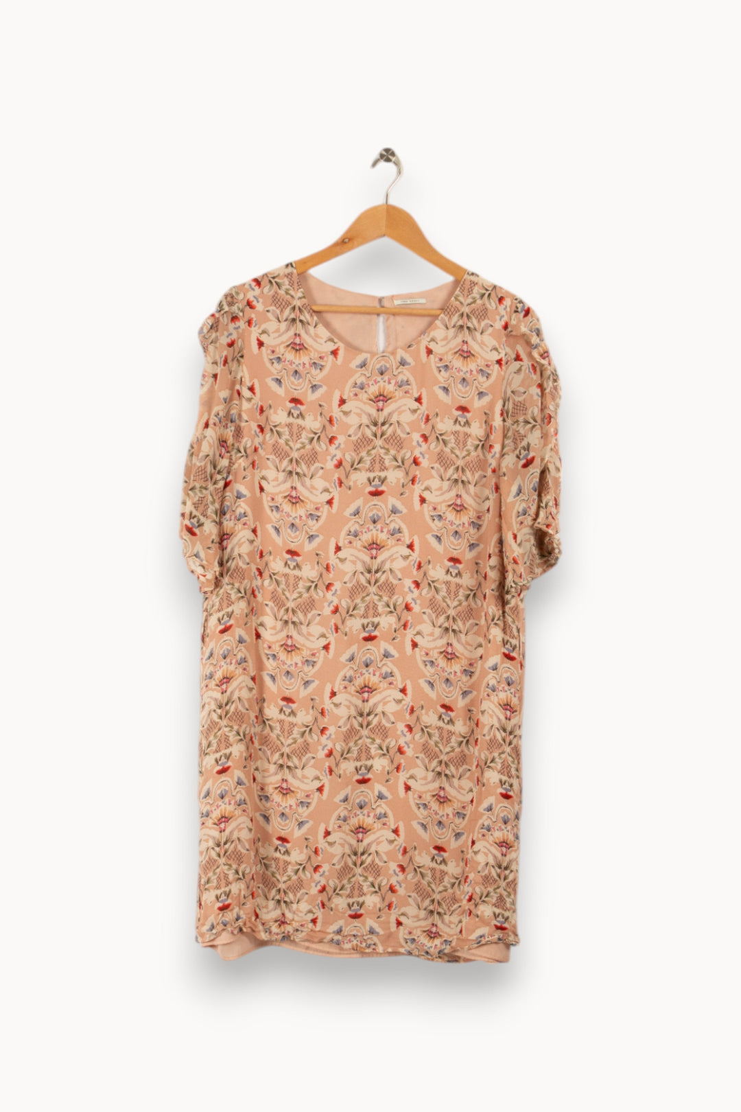 Robe rose fleurie - Taille S/36