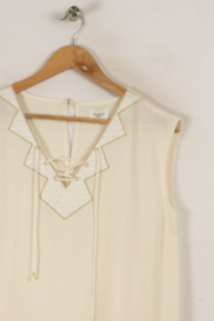 Robe beige avec détails - Taille L/40