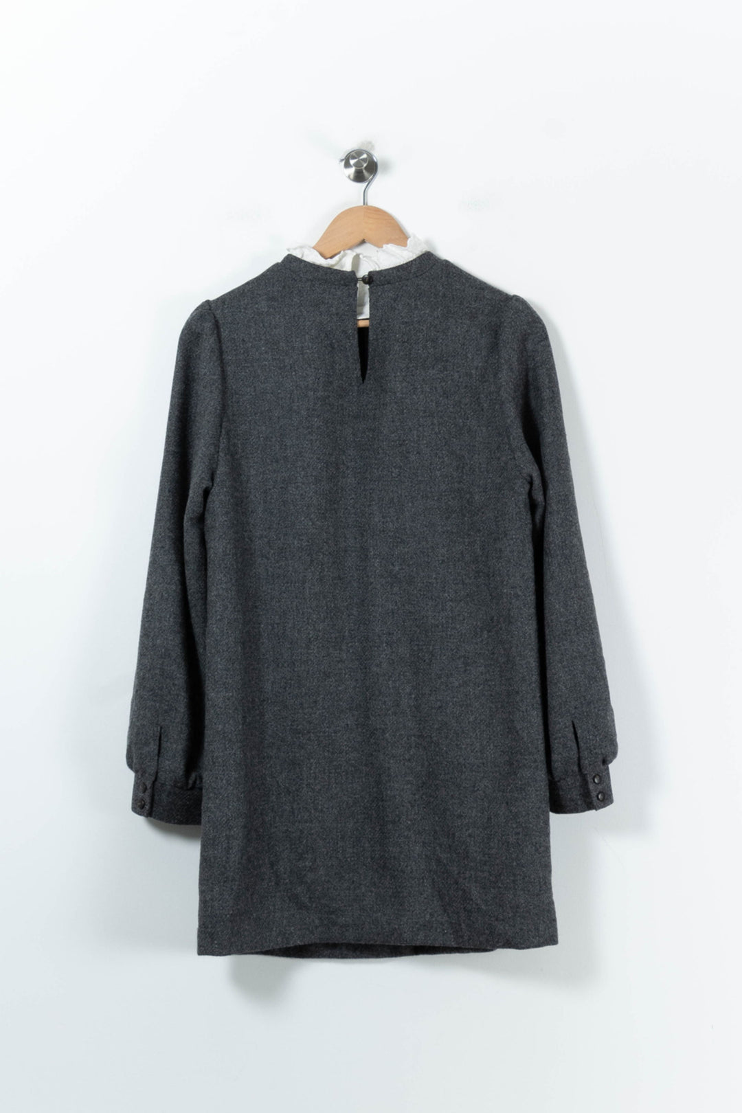 Robe Courte Grise - Taille L/40 de la marque Sézane | PARAD25682 - Vendu par Paradigme - Image 4