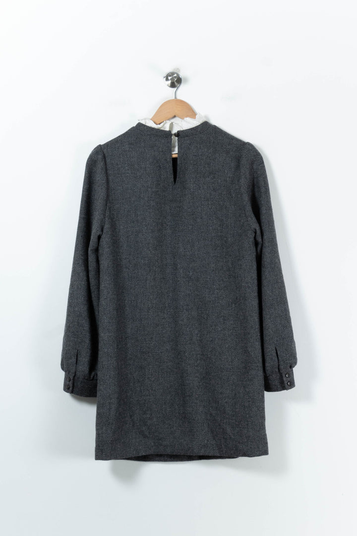 Robe Courte Grise - Taille L/40 de la marque Sézane | PARAD25682 - Vendu par Paradigme - Image 4