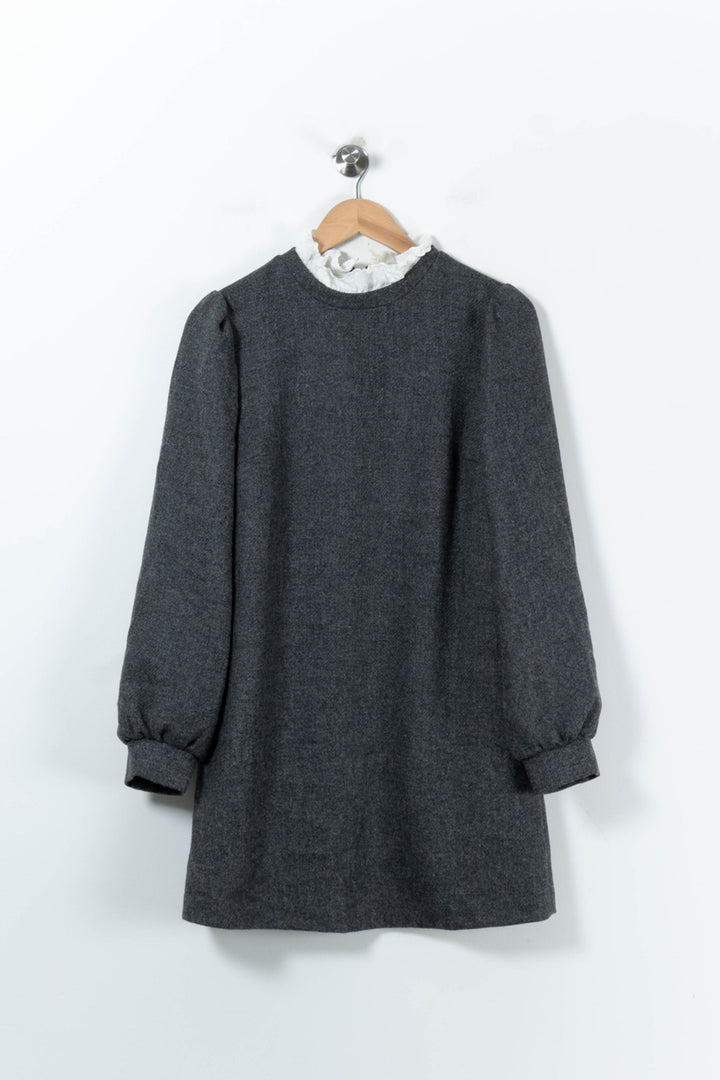 Robe Courte Grise - Taille L/40 de la marque Sézane | PARAD25682 - Vendu par Paradigme - Image 2