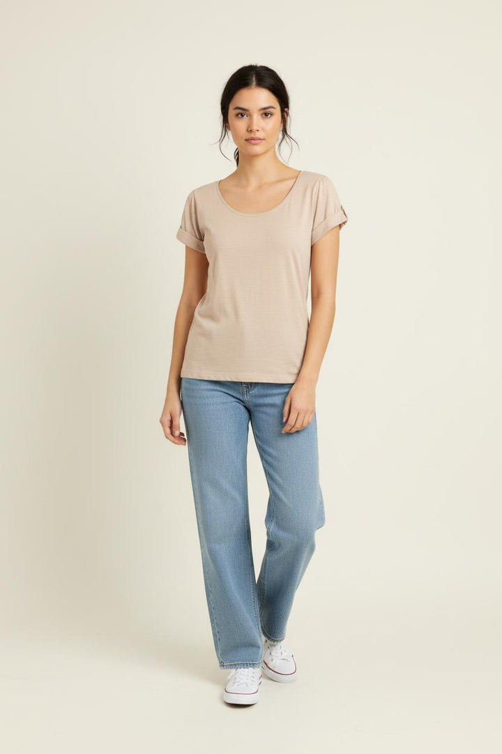 T-shirt beige - Taille M/38
