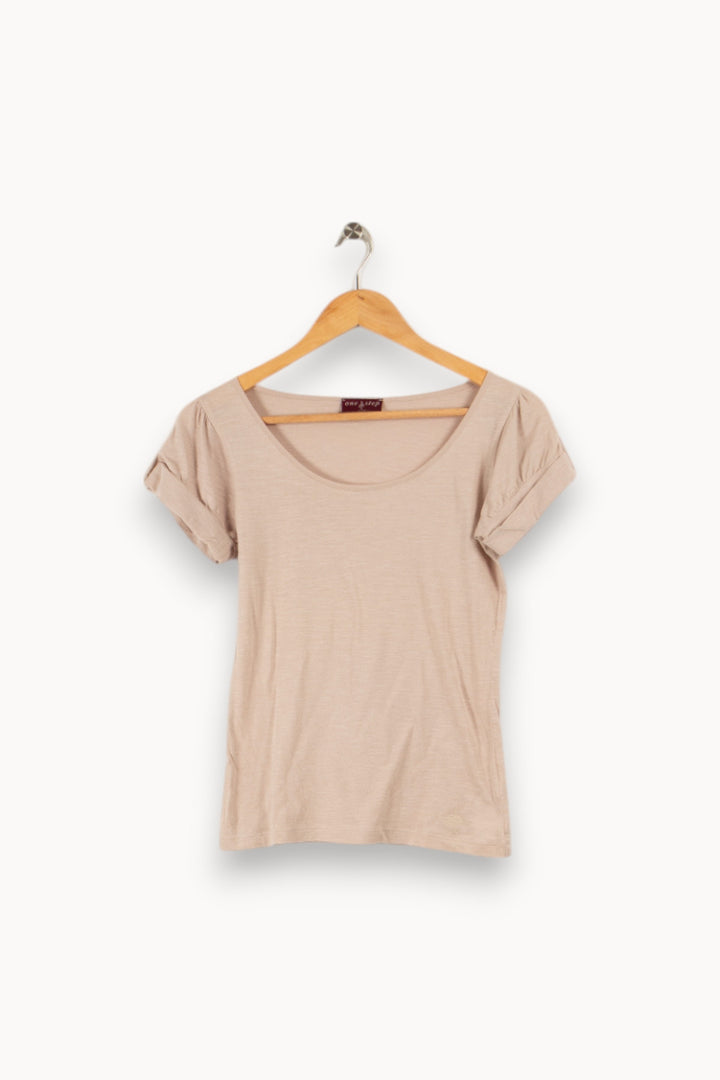 T-shirt beige - Taille M/38