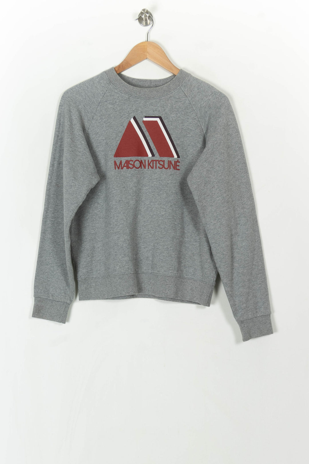 Sweat Gris - Taille M/38 de la marque Maison Kitsuné | PARAD25710 - Vendu par Paradigme - Image 2