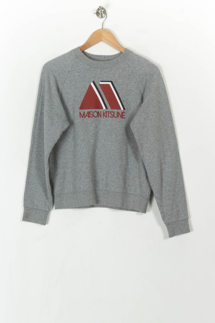 Sweat Gris - Taille M/38 de la marque Maison Kitsuné | PARAD25710 - Vendu par Paradigme - Image 2
