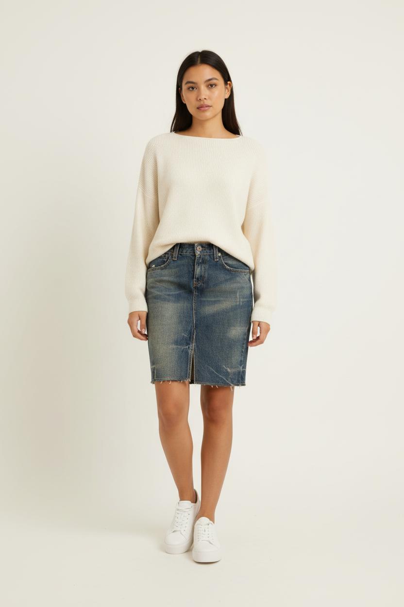 Jupe en jean bleu - Taille XS/34