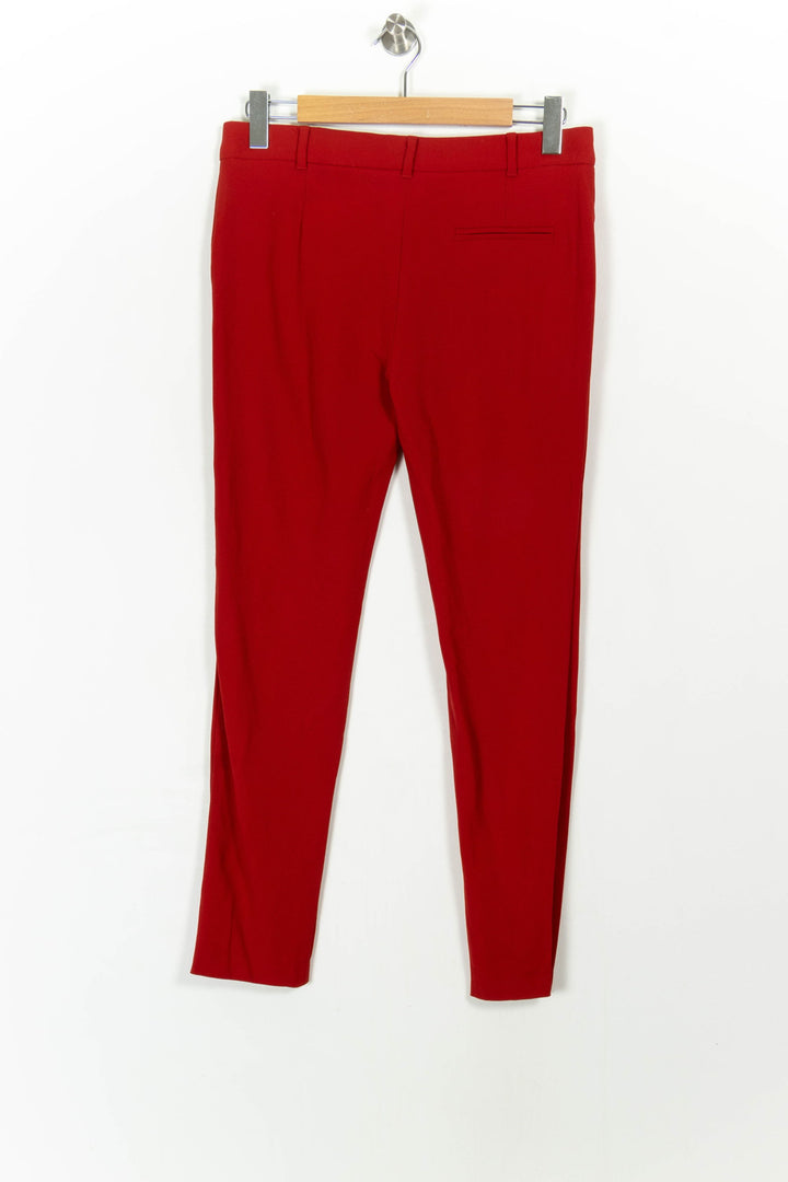 Pantalon Rouge - Taille M/38 de la marque Max Mara | PARAD25793 - Vendu par Paradigme - Image 4
