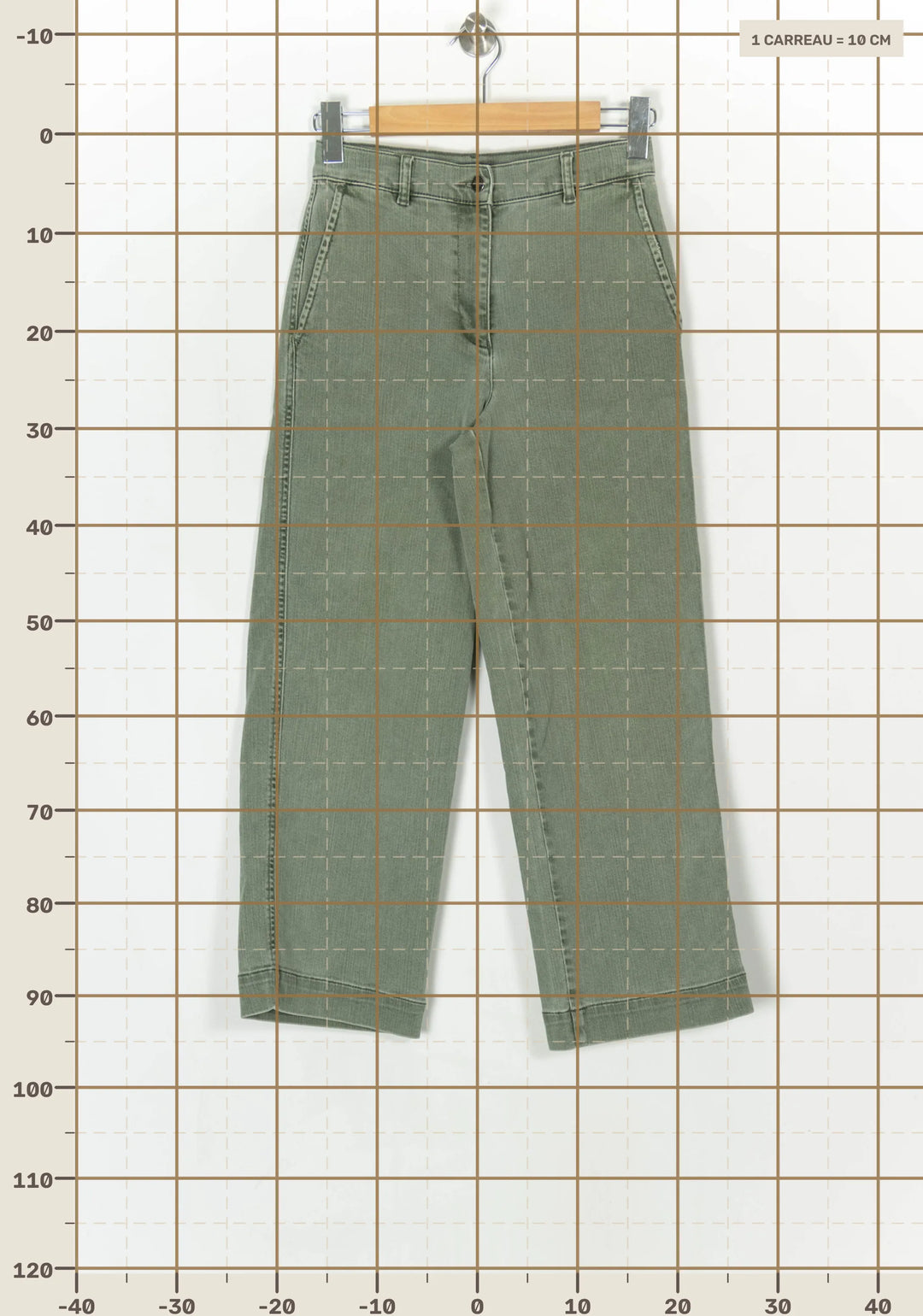 Jean Vert - Taille S/36 de la marque Caroll | PARAD25800 - Vendu par Paradigme - Image 4